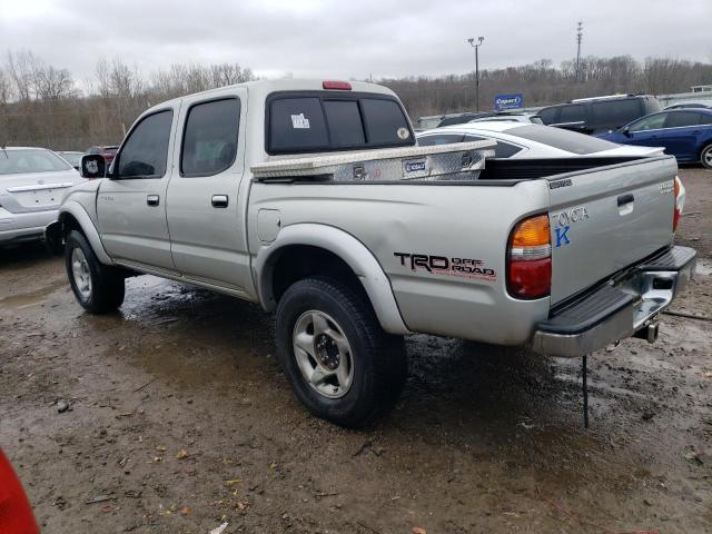 5TEGN92N62Z098323 - 2002 TOYOTA TACOMA DOUBLE CAB PRERUNNER SILVER photo 2