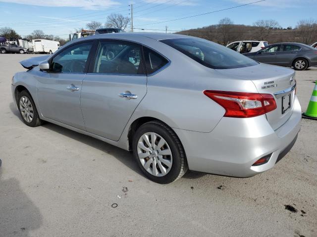 3N1AB7AP9JY314582 - 2018 NISSAN SENTRA S SILVER photo 2