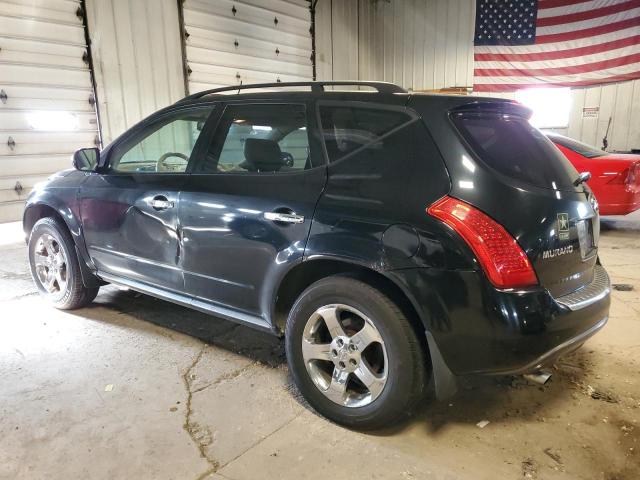 JN8AZ08W56W502905 - 2006 NISSAN MURANO SL BLACK photo 2