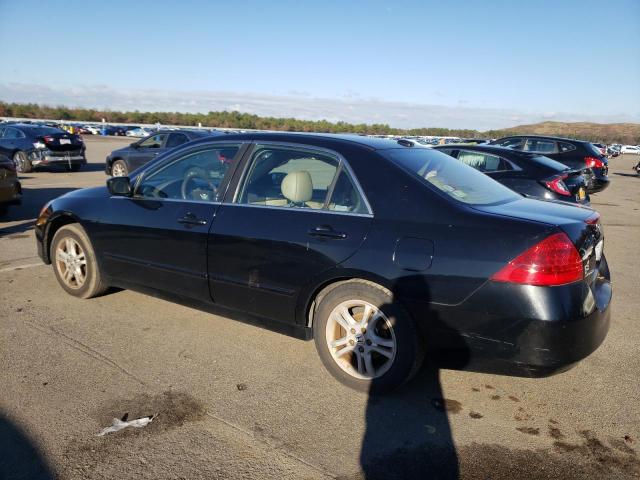 1HGCM56876A107711 - 2006 HONDA ACCORD EX BLACK photo 2