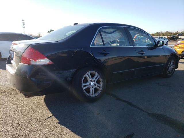 1HGCM56876A107711 - 2006 HONDA ACCORD EX BLACK photo 3