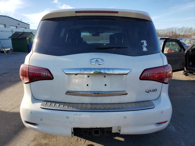 JN8AZ2NE6E9063816 - 2014 INFINITI QX80 WHITE photo 6