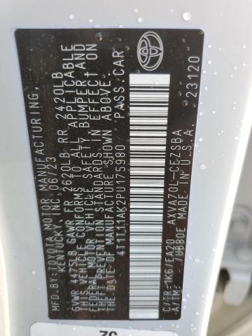 4T1T11AK2PU175980 - 2023 TOYOTA CAMRY SE NIGHT SHADE BEIGE photo 13