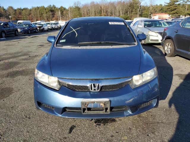 19XFA169X9E011496 - 2009 HONDA CIVIC EXL BLUE photo 5