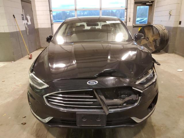 3FA6P0MU4KR154285 - 2019 FORD FUSION SEL BLACK photo 5