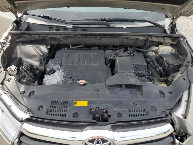 5TDJKRFH8GS230974 - 2016 TOYOTA HIGHLANDER XLE Beige foto 12
