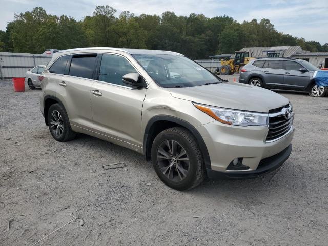 5TDJKRFH8GS230974 - 2016 TOYOTA HIGHLANDER XLE Beige foto 4