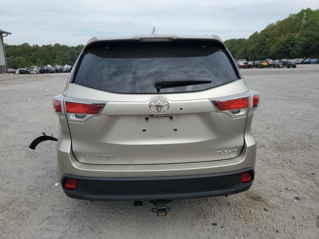 5TDJKRFH8GS230974 - 2016 TOYOTA HIGHLANDER XLE Beige foto 6