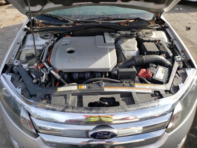 3FADP0L32BR223975 - 2011 FORD FUSION HYBRID SILVER photo 11