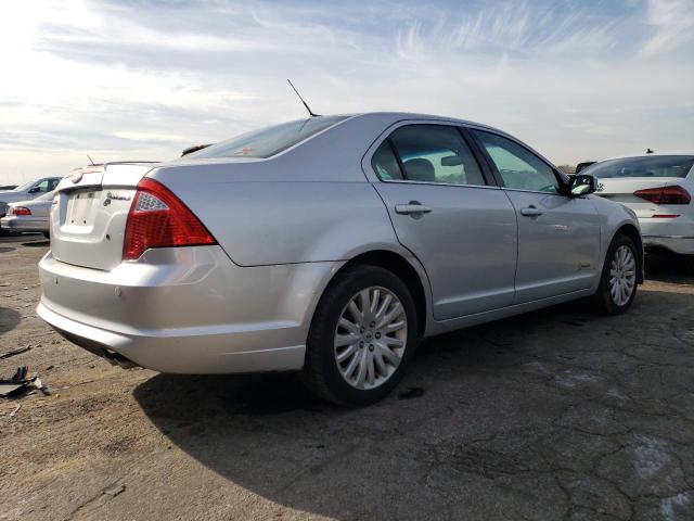 3FADP0L32BR223975 - 2011 FORD FUSION HYBRID SILVER photo 3