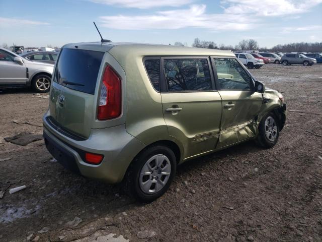 KNDJT2A59D7602636 - 2013 KIA SOUL GREEN photo 3