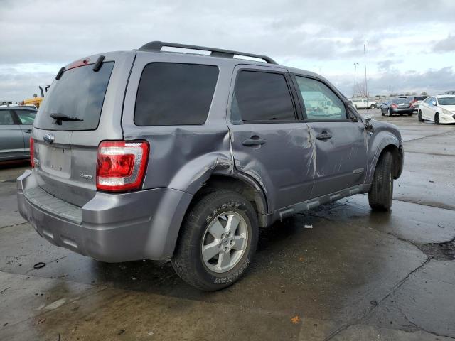 1FMCU93118KA64800 - 2008 FORD ESCAPE XLT SILVER photo 3