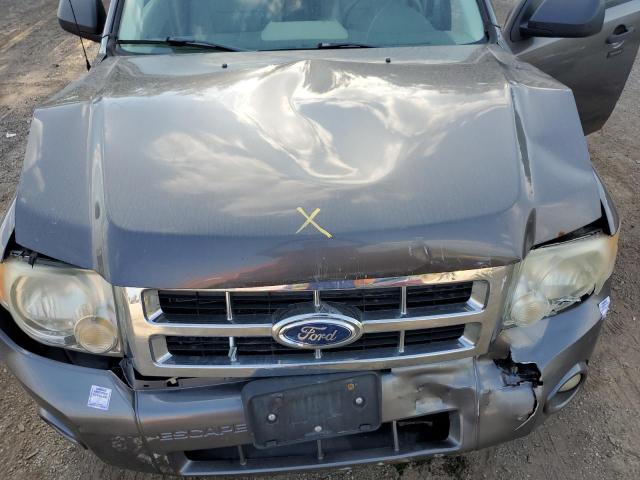 1FMCU0DG5CKA18345 - 2012 FORD ESCAPE XLT SILVER photo 12