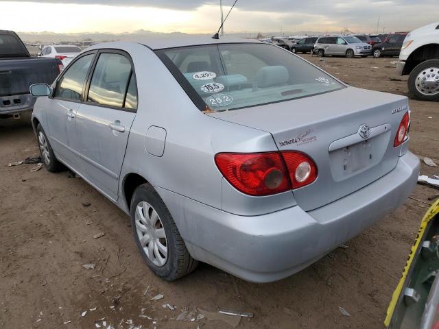 2T1BR30E47C740582 - 2007 TOYOTA COROLLA CE SILVER photo 2