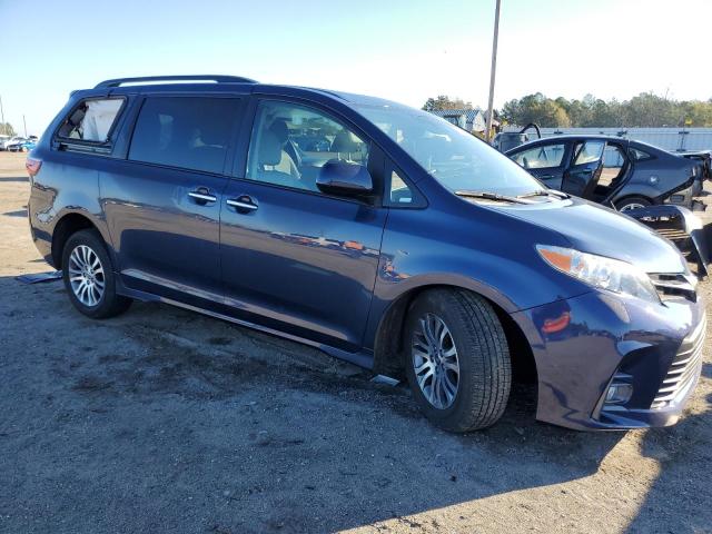 5TDYZ3DC7LS080350 - 2020 TOYOTA SIENNA XLE BLUE photo 4