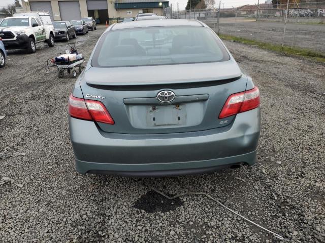 4T1BE46K28U779119 - 2008 TOYOTA CAMRY CE GREEN photo 6