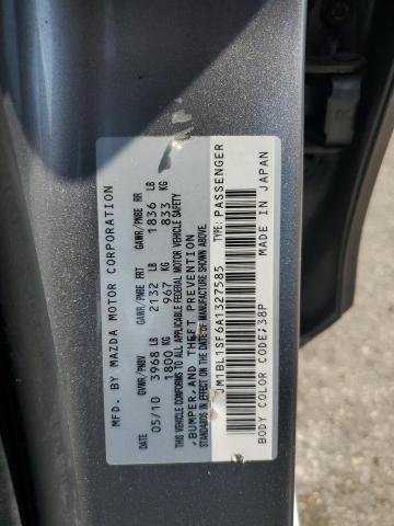 JM1BL1SF6A1327585 - 2010 MAZDA 3 I ვერცხლისფერი ფოტო 12