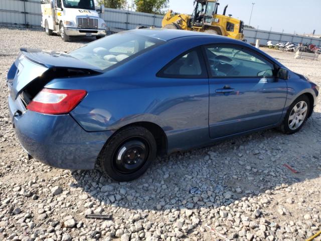 2HGFG126X6H529670 - 2006 HONDA CIVIC LX ლურჯი ფოტო 3