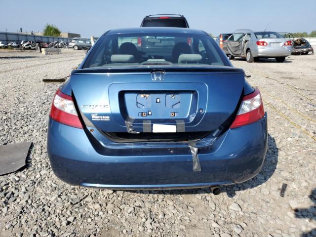 2HGFG126X6H529670 - 2006 HONDA CIVIC LX ლურჯი ფოტო 6