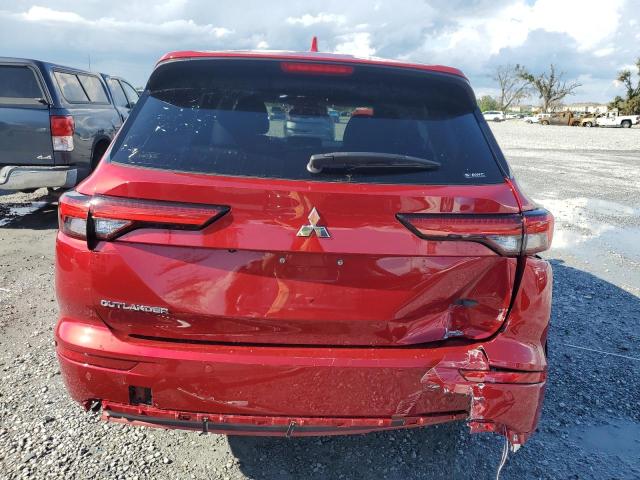JA4J4UA84NZ005719 - 2022 MITSUBISHI OUTLANDER SE RED photo 6