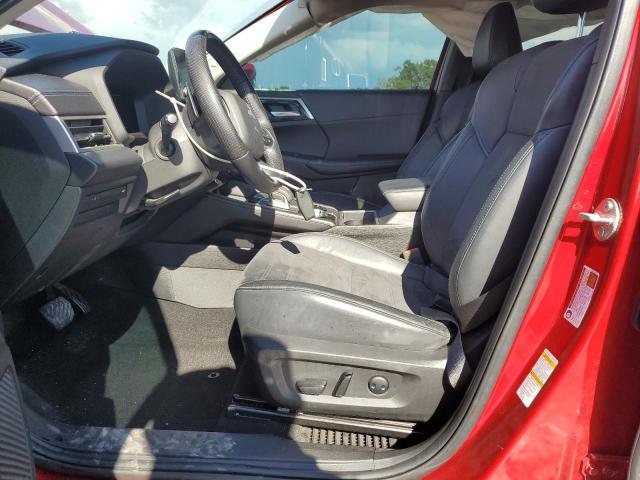 JA4J4UA84NZ005719 - 2022 MITSUBISHI OUTLANDER SE RED photo 7