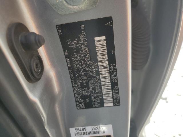 5TBBT54127S450586 - 2007 TOYOTA TUNDRA DOUBLE CAB SR5 SILVER photo 12