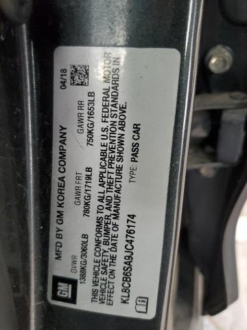 KL8CB6SA9JC476174 - 2018 CHEVROLET SPARK LS 灰色 照片 12