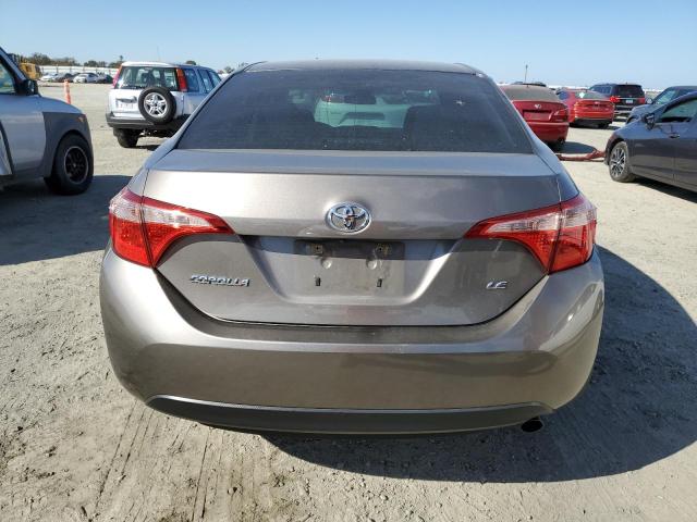2T1BURHEXHC752078 - 2017 TOYOTA COROLLA L GRAY photo 6