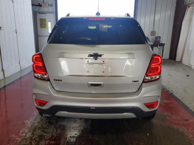 3GNCJPSB8JL418593 - 2018 CHEVROLET TRAX 1LT ვერცხლისფერი ფოტო 6