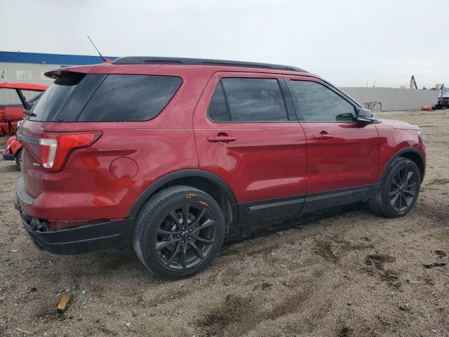 1FM5K8D81JGA97843 - 2018 FORD EXPLORER XLT 红色 照片 3