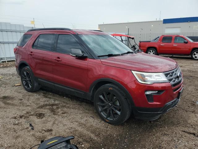 1FM5K8D81JGA97843 - 2018 FORD EXPLORER XLT 红色 照片 4