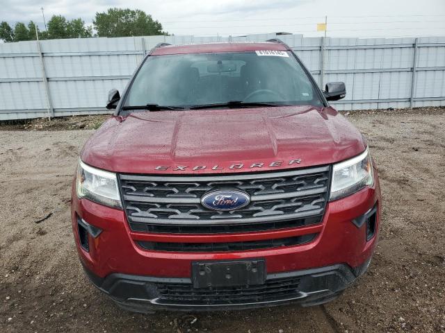 1FM5K8D81JGA97843 - 2018 FORD EXPLORER XLT 红色 照片 5