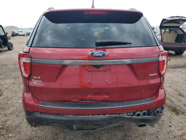 1FM5K8D81JGA97843 - 2018 FORD EXPLORER XLT 红色 照片 6