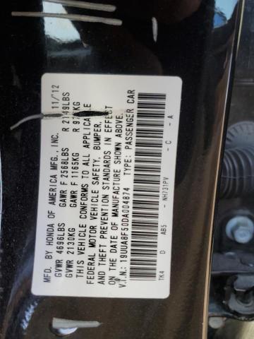 19UUA8F50DA004874 - 2013 ACURA TL TECH 黑色 照片 12