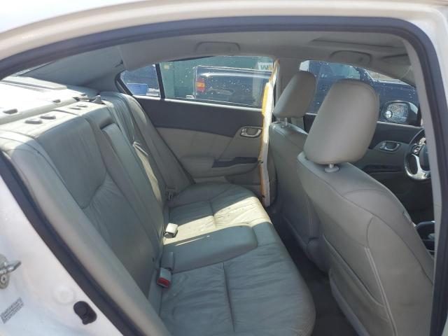 2HGFB2F98CH541529 - 2012 HONDA CIVIC EXL თეთრი ფოტო 10