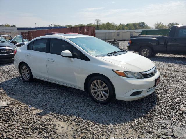 2HGFB2F98CH541529 - 2012 HONDA CIVIC EXL თეთრი ფოტო 4