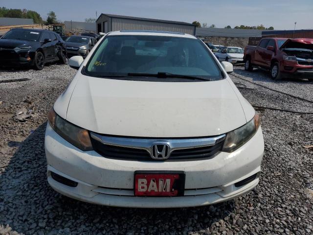 2HGFB2F98CH541529 - 2012 HONDA CIVIC EXL თეთრი ფოტო 5