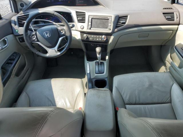 2HGFB2F98CH541529 - 2012 HONDA CIVIC EXL თეთრი ფოტო 8