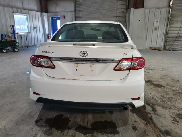 2T1BU4EE6DC114251 - 2013 TOYOTA COROLLA BASE أبيض صورة 6