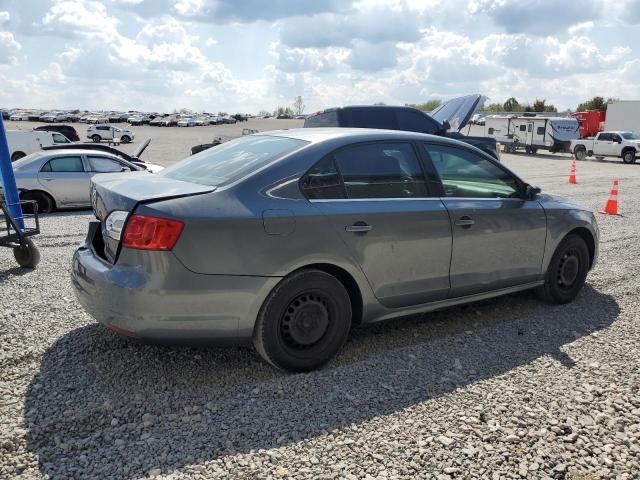 3VW2K7AJ1EM232420 - 2014 VOLKSWAGEN JETTA BASE GRAY photo 3
