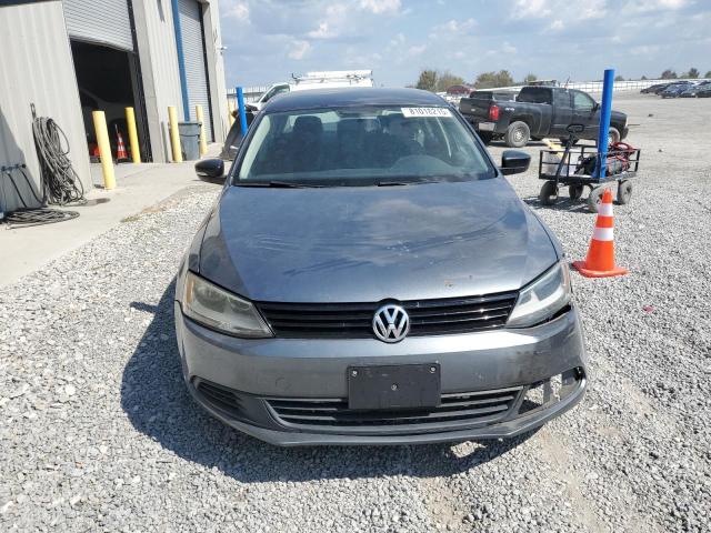 3VW2K7AJ1EM232420 - 2014 VOLKSWAGEN JETTA BASE GRAY photo 5