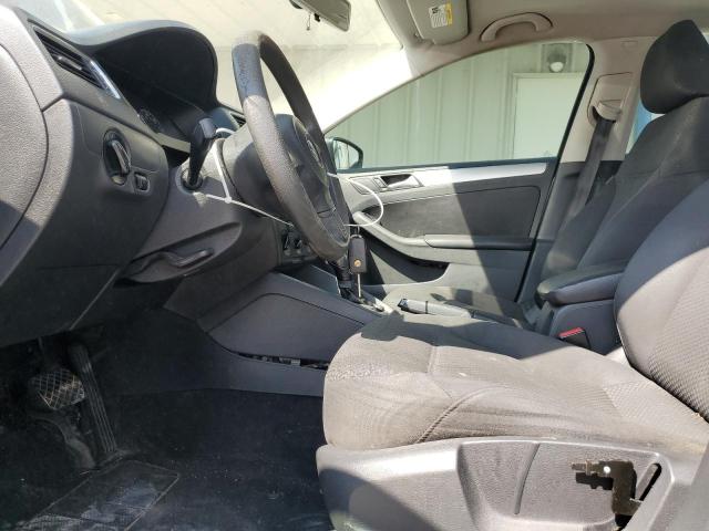 3VW2K7AJ1EM232420 - 2014 VOLKSWAGEN JETTA BASE GRAY photo 7