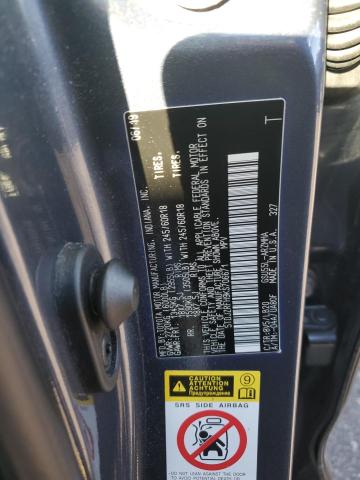 5TDJZRFH9KS706671 - 2019 TOYOTA HIGHLANDER SE BLUE photo 12