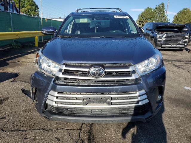 5TDJZRFH9KS706671 - 2019 TOYOTA HIGHLANDER SE BLUE photo 5