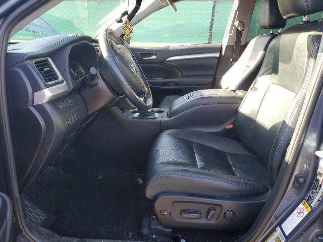 5TDJZRFH9KS706671 - 2019 TOYOTA HIGHLANDER SE BLUE photo 7