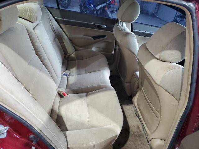 1HGFA16856L140077 - 2006 HONDA CIVIC EX MAROON photo 10