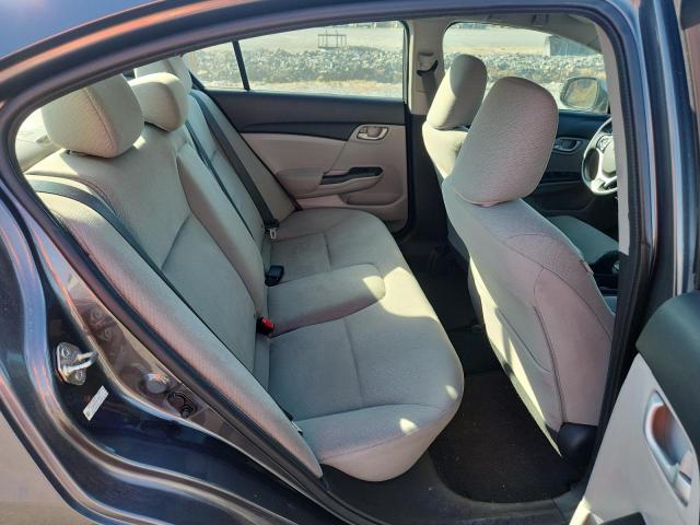 2HGFB2F59DH579530 - 2013 HONDA CIVIC LX Մոխրագույն լուսանկար 10