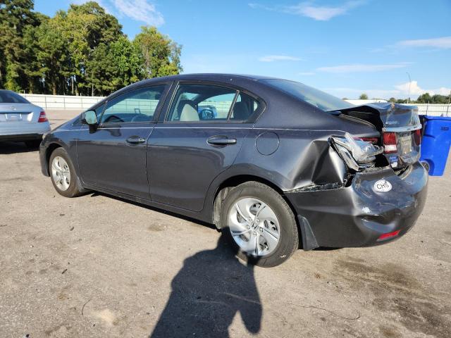2HGFB2F59DH579530 - 2013 HONDA CIVIC LX Մոխրագույն լուսանկար 2