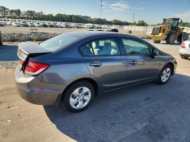 2HGFB2F59DH579530 - 2013 HONDA CIVIC LX Մոխրագույն լուսանկար 3