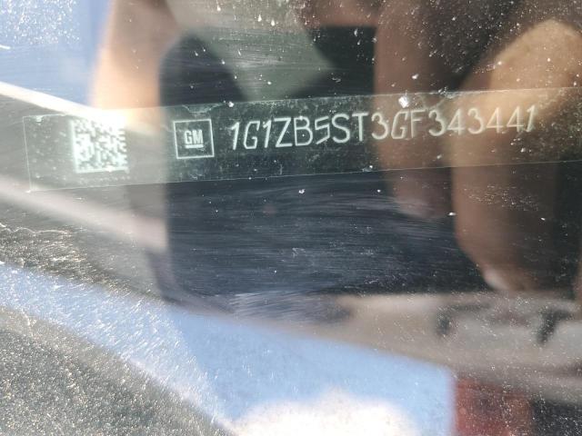 1G1ZB5ST3GF343441 - 2016 CHEVROLET MALIBU LS Gümüş foto 12